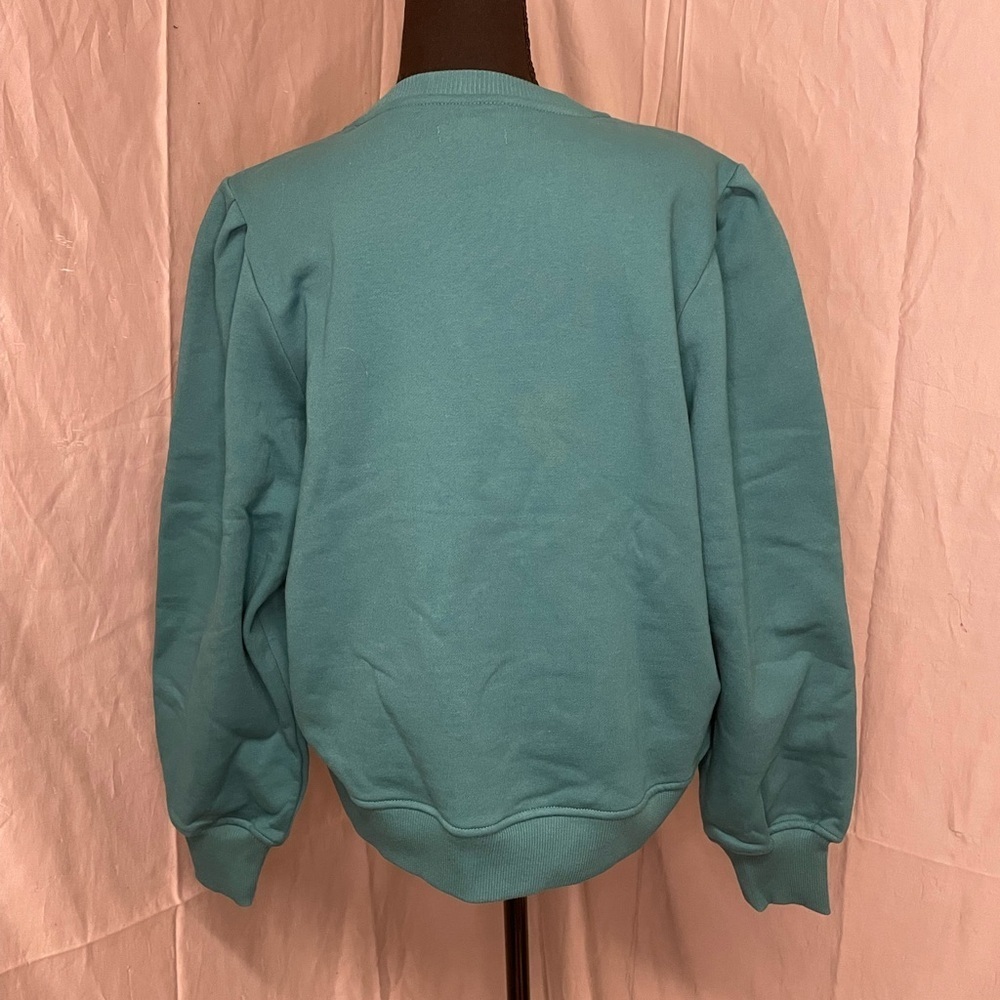 Molly Yeh Teal Women's Sweatshirt - Picture 4 of 7